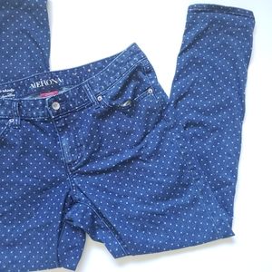 Merona Ankle Skinny Polka-dot Jeans